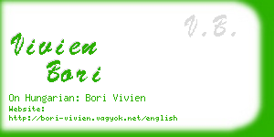 vivien bori business card